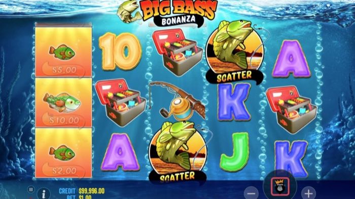Игровой автомат Big Bass Bonanza в LA Casino